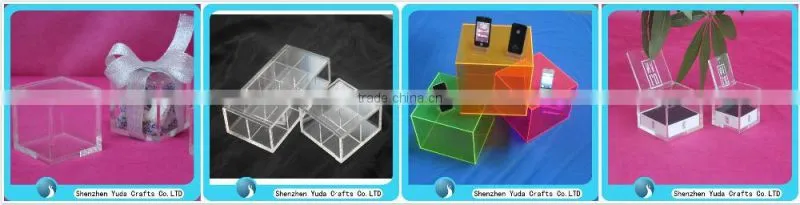 A-grade perspex display box acrylic showcase display with key and lock wholesale cheap