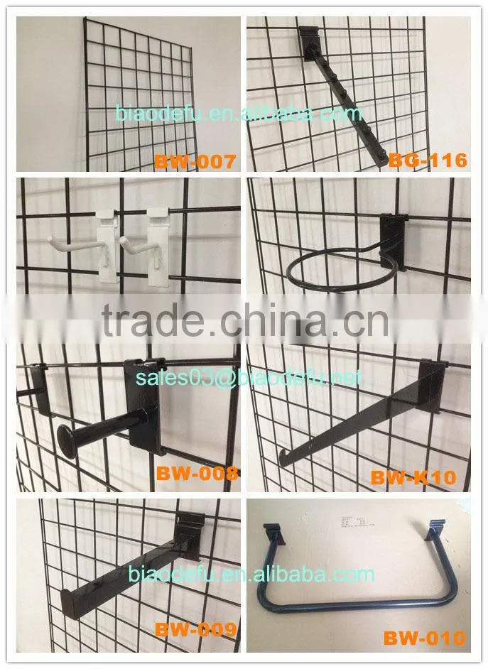 Supermarket Grid Mesh Shelf of Gridwall Panel