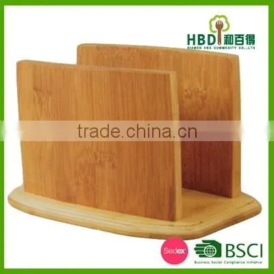 Most popular design of bamboo tissue paper holder/wood paper holder