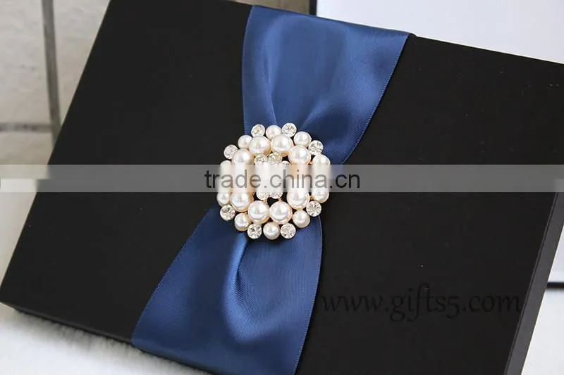 Black wedding invitation boxes wholesale
