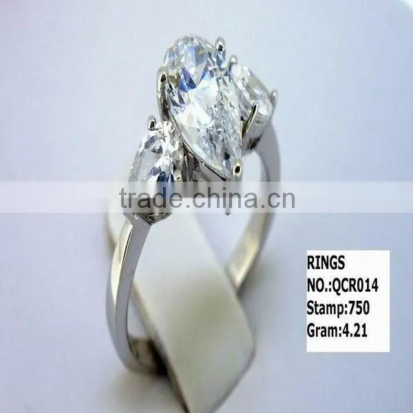 2013 elegant style 925 sterling silver ring with cheap price QCR010