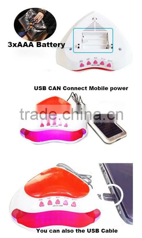 new design 32led uv nail lamp 1.5W