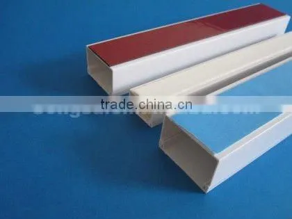 Sticking decorating wire duct