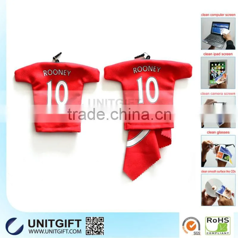 Popular microfiber promotional cleaning cloths smart watch