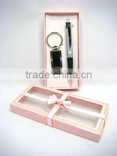 Ball Pen & keychain/Plastic Ball Pen/Ballpoint Pen/Gift Pen with box