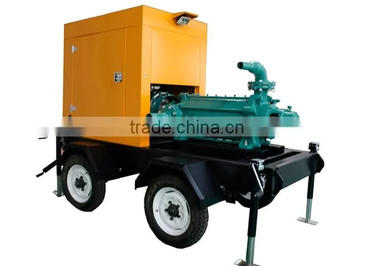 high lift multistage centrifugal diesel engine driven pump 280m3/hr