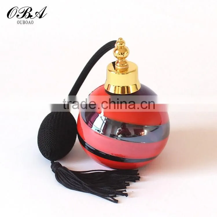 Accept Custom Mouth Blown Colorful Glass Airbags Perfume Bottle 100ml Manufacturers