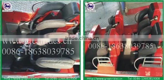 Amusement park attraction thrilling game machine roller coaster