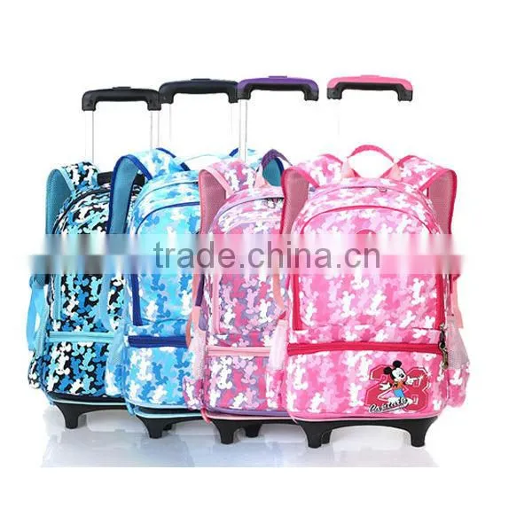 2015 Lovely Girls Small School Trolley Bag