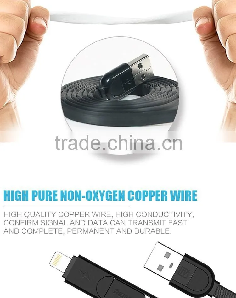 REMAX Elegant High Speed Quick Charging Data micro 2 in 1 USB Cable