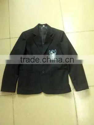 Wholesale customized 12-15years old school blazer uniform