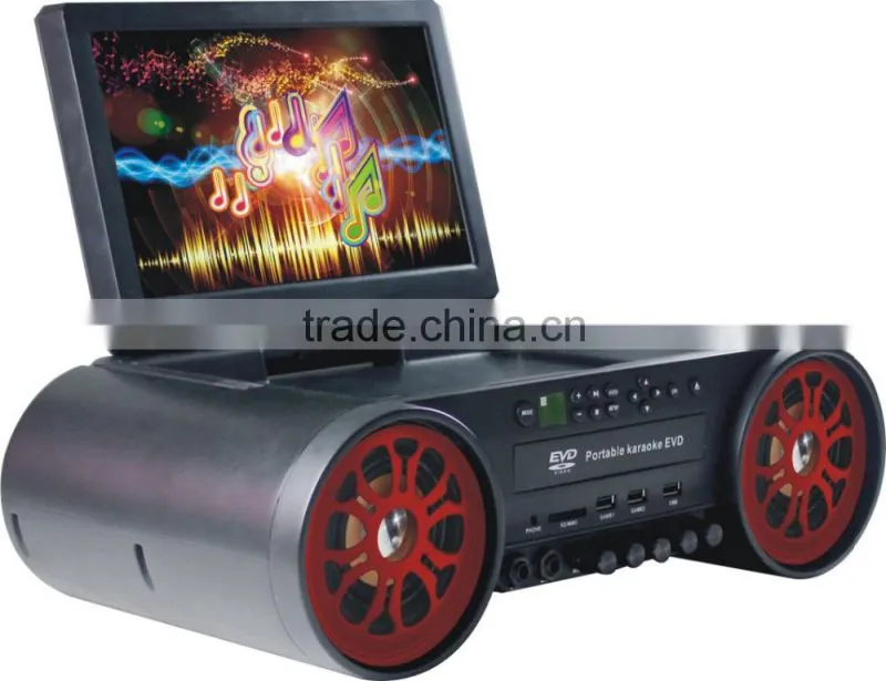 12inch Portable DVD Player Compatible with DVD, VCD, MP3, MP4 JPEG(DRVX)