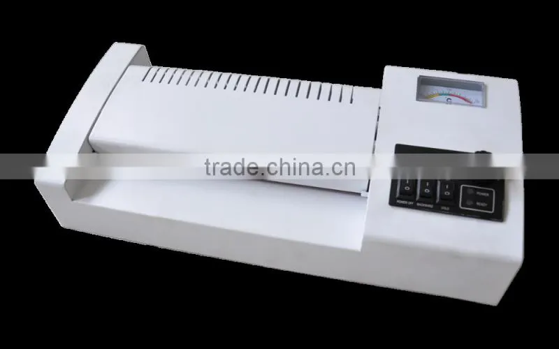4 rollers hot and cold steel case office laminating machine