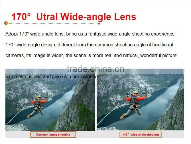 HD 1080p sports camera sj6000 with 30m waterproof extreme