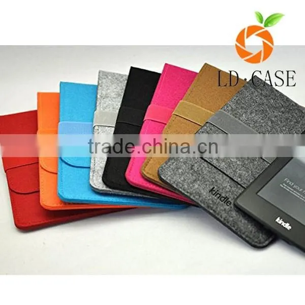 Laptop soft case wool felt sleeve bag pouch for kindle oasis/paperwhite