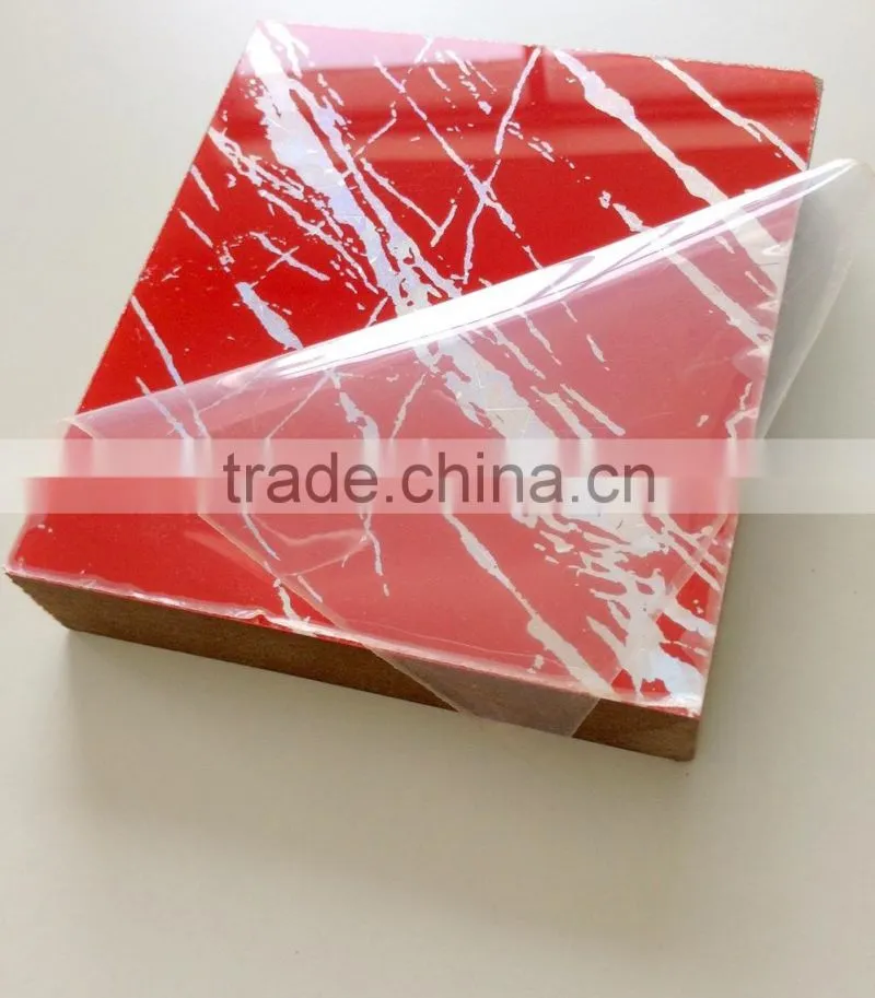 Fibreboard type mdf Acrylic sheet with decrative Morden design