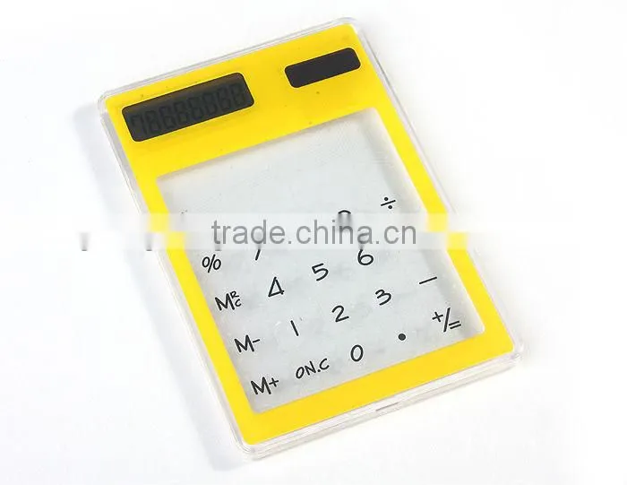 promotional gift flash night light 8 digital electronic calculator for students