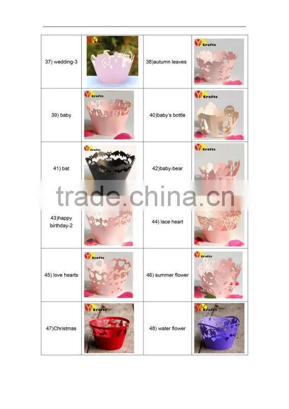 Low price bakery supplies wedding Baking Cups for for 2016 Olympic Game Carnival