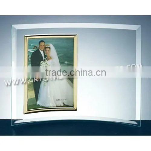 Wholesale Curved Glass Picture Photo Frames holds wholesale 2015 new items Tabletop glass Photo Frame