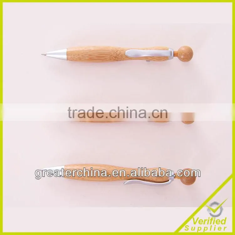 figure shape bamboo pen,bammboo ballpoint pen,promotional bamboo pen