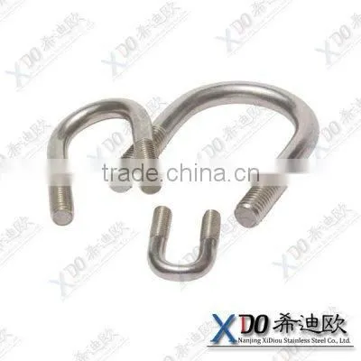 Inconel600 UNS N06600 stainless steel u bolts round-bend