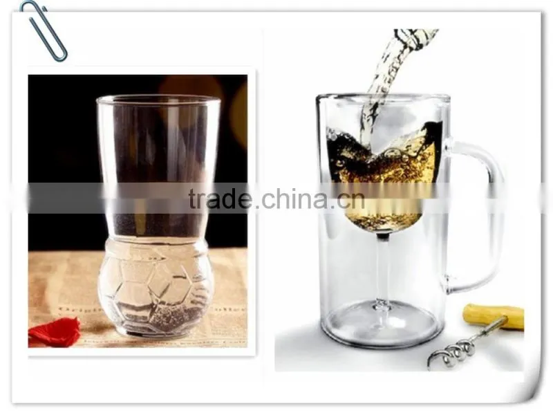 21 oz crystal long stem wine glass with customized logo printing