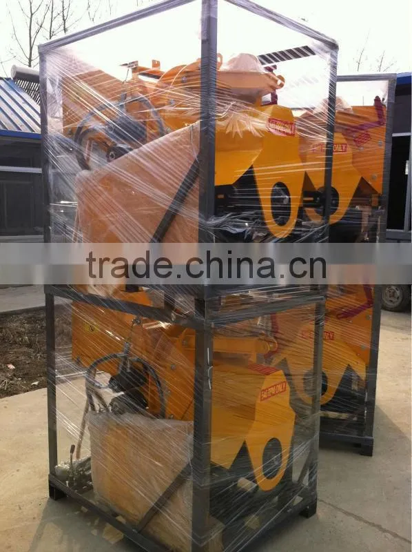 CE PTO driven stationary leaf shredder tractor wood chipper, automatic hydraulic feeding rolls