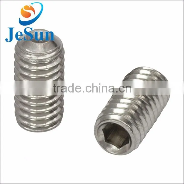 High precision customized hex socket set screw