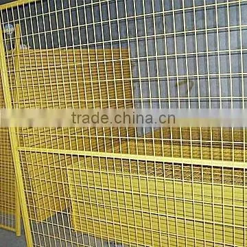 PVC Coated Wire Mesh Fence (plastic metal fence) building wire fence