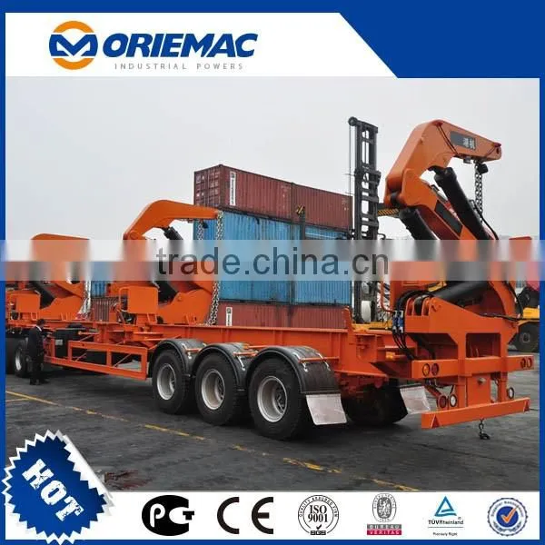 Flat bed trailer CIMC 40FT 20FT self-loading container trailer