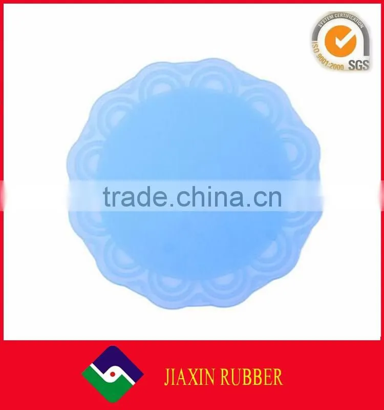 Cheap affordable drink coaster,flexible round silicone cup coaster