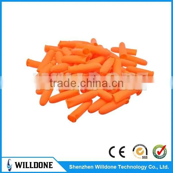 High Quality Orange Anti-slip Finger Cots