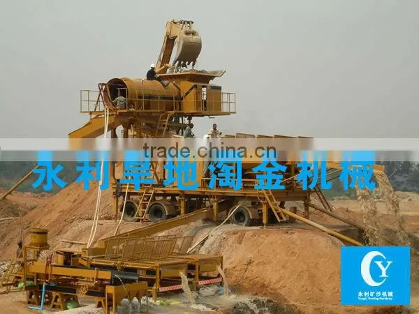 Gold diamond separating machine