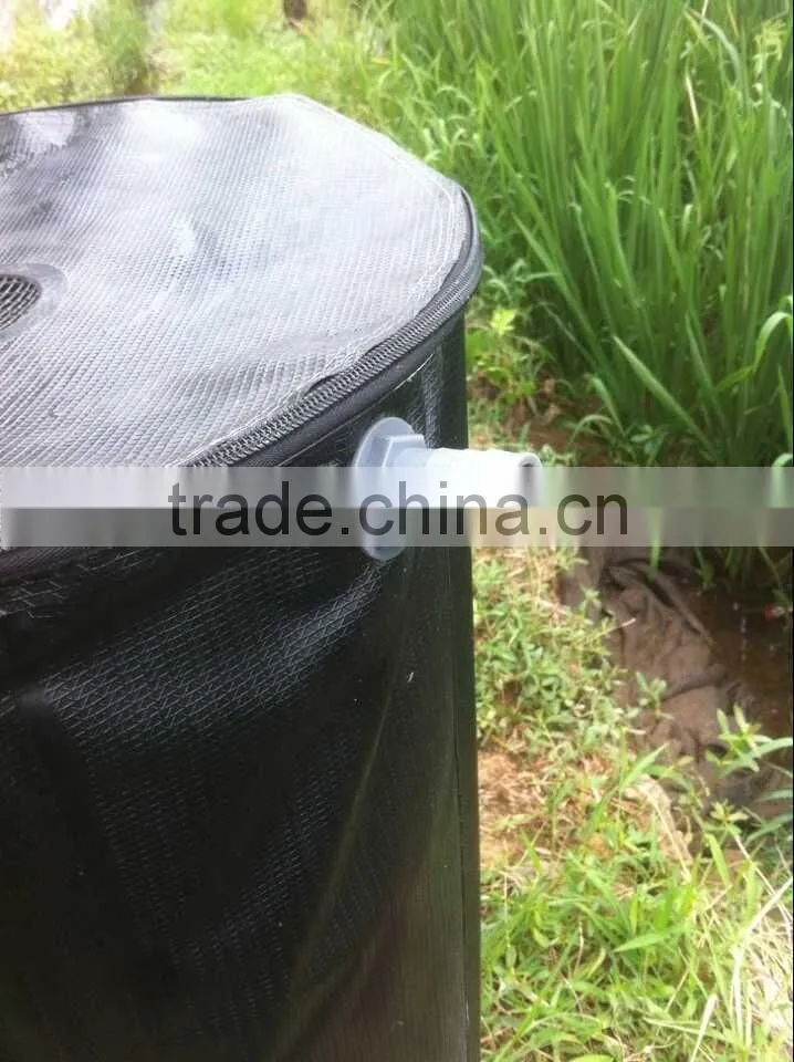 50GALLON/55GALLON/66GALLON Portable flexible collapsible Rain barrel/ WATER BUTTS
