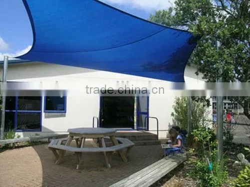 PE plastic anti-UV garden black knitted shade sail