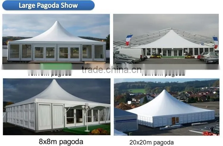 Custom made brand pagoda tent 10x10 for carving
