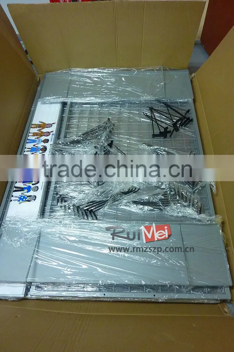 4-side floor wire mesh slippers display rack /holder