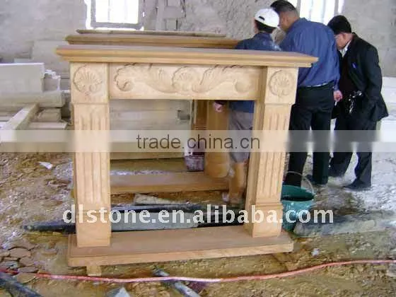 White Marble Fireplace