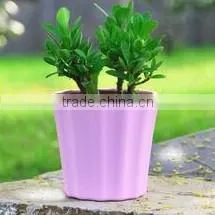 Garden supplies attractive colorful plastic wholesale flower pots