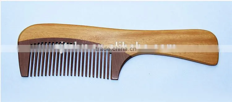 Hair Comb Handmade Natural Wooden Combs with Anti-static & No Snag Handmade Brush for Beard