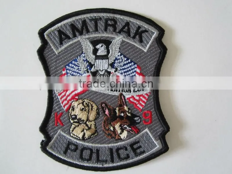 Embroidery logo patch