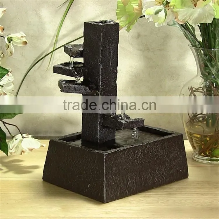 China Factory Decorative Resin Water Fountain with New Design for Home Decooration and Garden Decoration