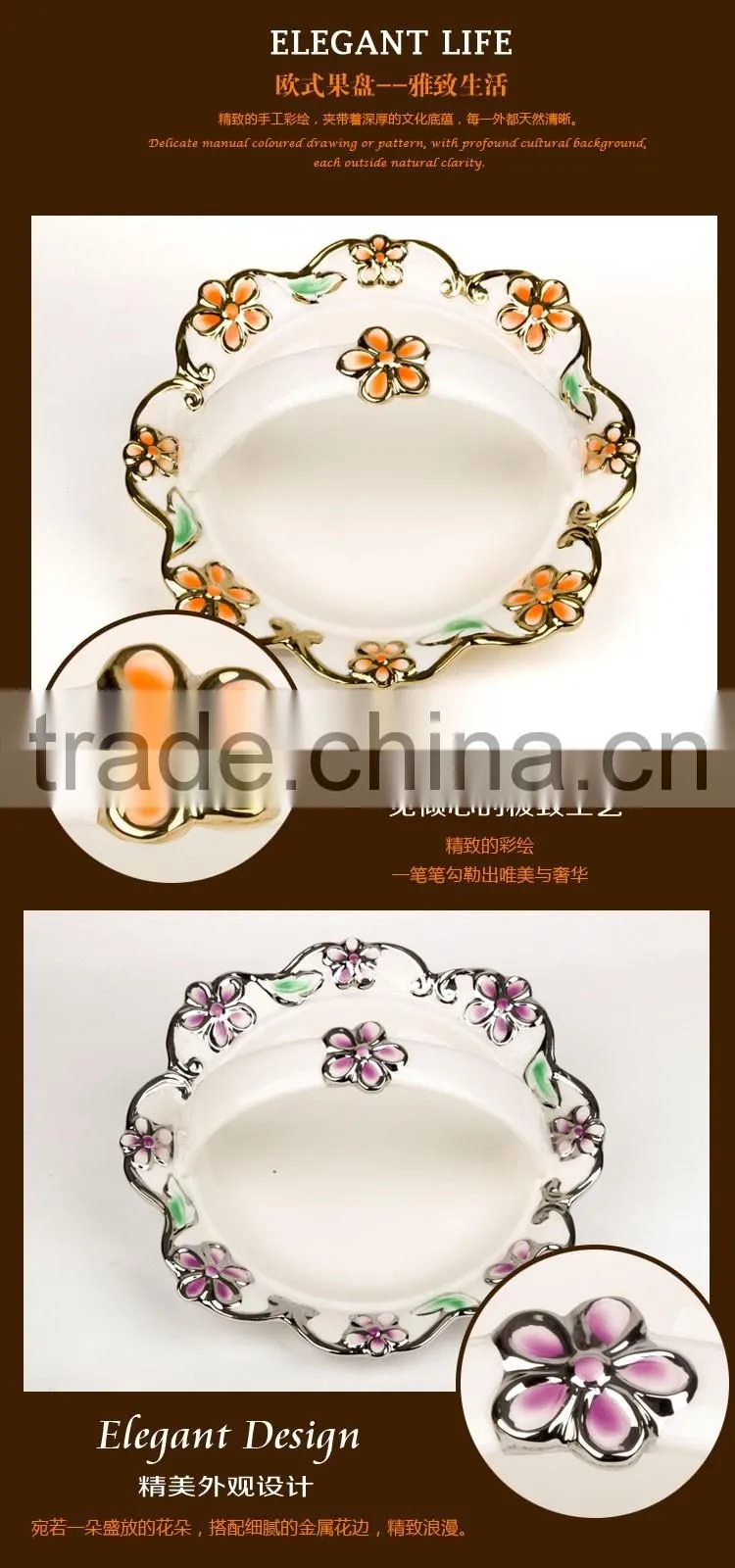 Guangdong Market for FlowerPots,a basket for fruit porcelain
