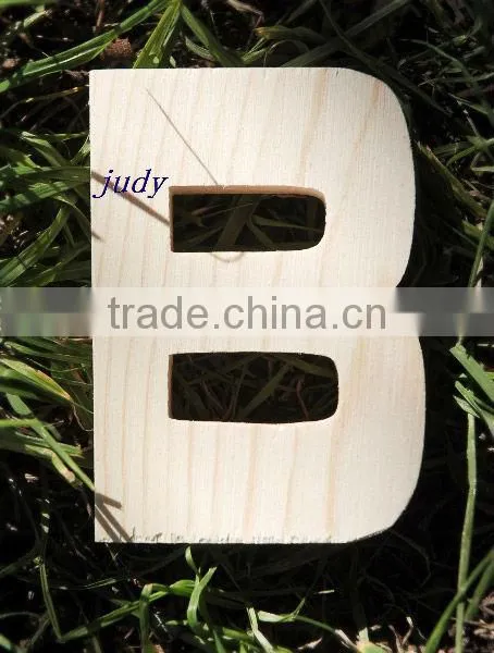 handmade small wooden alphabet letters for crafts