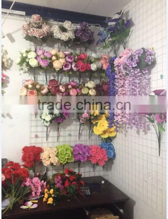 artificial hanging decorative vines silk flowers for wedding ornament Good Quality GNW FLV02