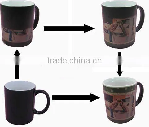11 oz Ceramic color change mug