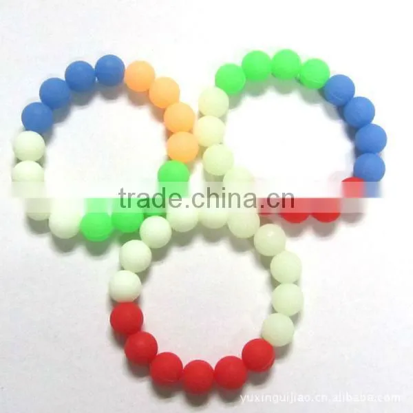 Silicone ball bangles,balls bracelet, silicone band with balls