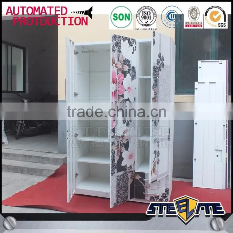 Indian flower design wardrobes otobi wardrobe in bangladesh price