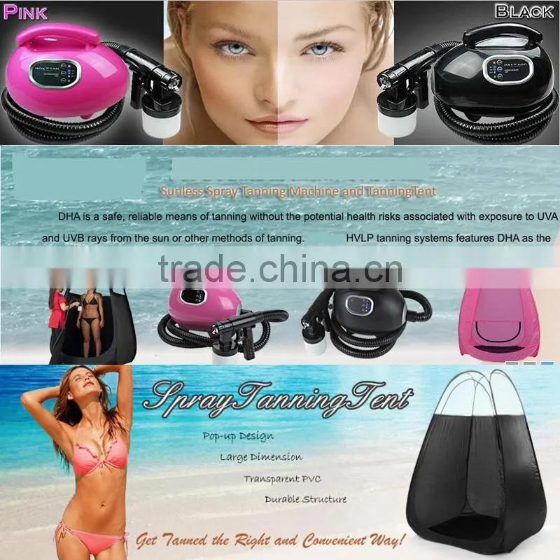 Mini Body Tanning Bed Machine HVLP Spray Tan Gun Portable Tanning Spray Machine