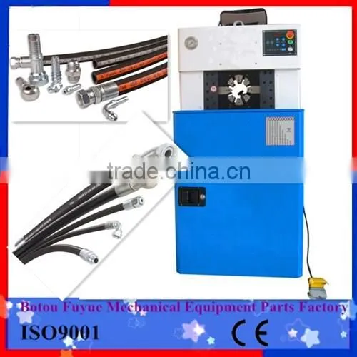 CE advanced 1/8" 2" ultra-thin large crimping opening high pressure hose crimping machine
